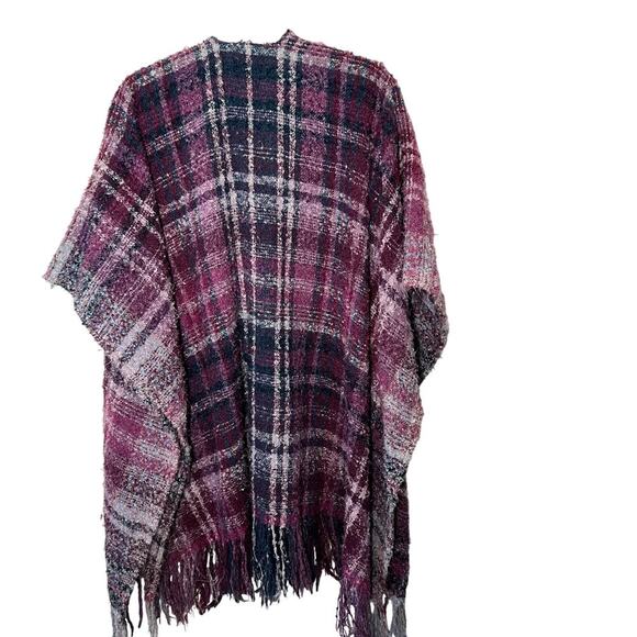 Woolrich Women's‎ Purple Knit Wrap Blanket/Poncho One Size - Picture 4 of 6